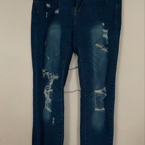 dark blue jeans from forever 21